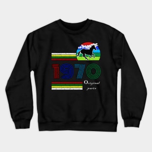 50 Years Old - Made in 1970 - 50th Birthday Men Women Crewneck Sweatshirt